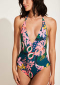 Vitamin A Bianca Bodysuit Fullpiece - Painted Jungle