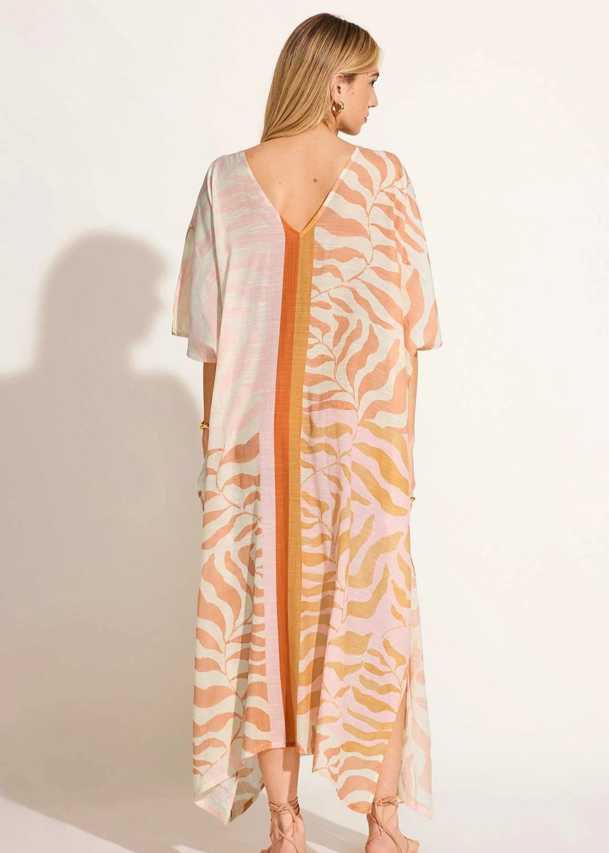 Vitamin A Gold Coast Cerise Kaftan