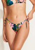 Vitamin A Elle Tie Side Bikini Bottom - Painted Jungle