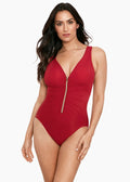 Miraclesuit Zipt V-Neck Fullpiece
