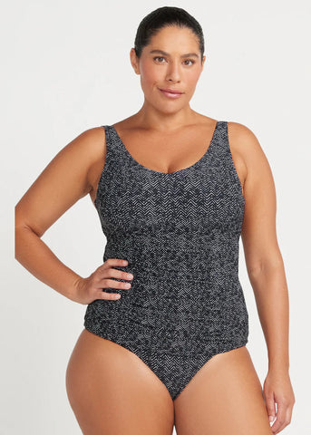 Artesands Zig Zag Raphael E/F Underwire Tankini Top