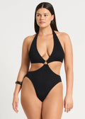 Bond-Eye Shimmer Celeste Halter Fullpiece