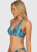 Baku Tidal Wave Ring Halter Bikini Top