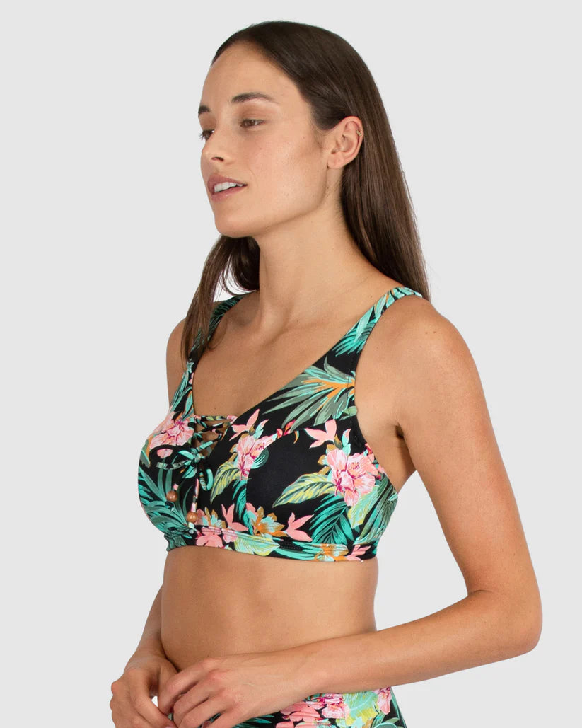 Baku Bermuda Underwire Lace Up Bikini Top