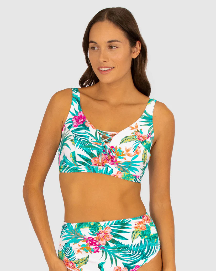 Baku Bermuda Underwire Lace Up Bikini Top