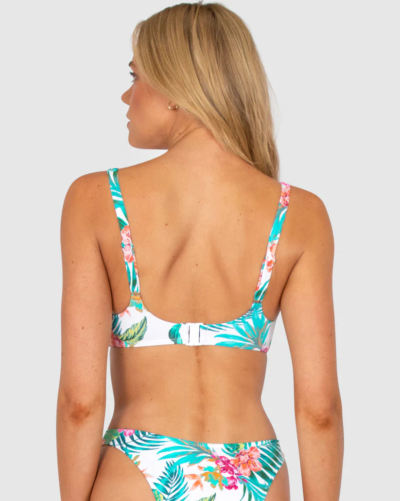 Baku Bermuda Tie Front Bikini Top