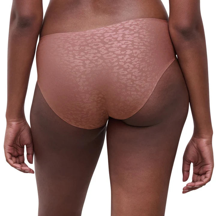 Chantelle Soft Stretch Fashion Hipster - Pink Leo Shimmer