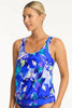 Sea Level Cascade Blouson Tankini Top