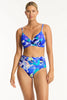Sea Level Cascade High Waist Bikini Bottom