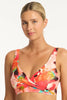 Sea Level Cascade Cross Front Multifit Bikini Top