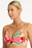 Sea Level Cascade Twist Front DD/E Bikini Top
