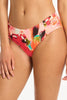Sea Level Cascade Mid Rise Gathered Side Bikini Bottom