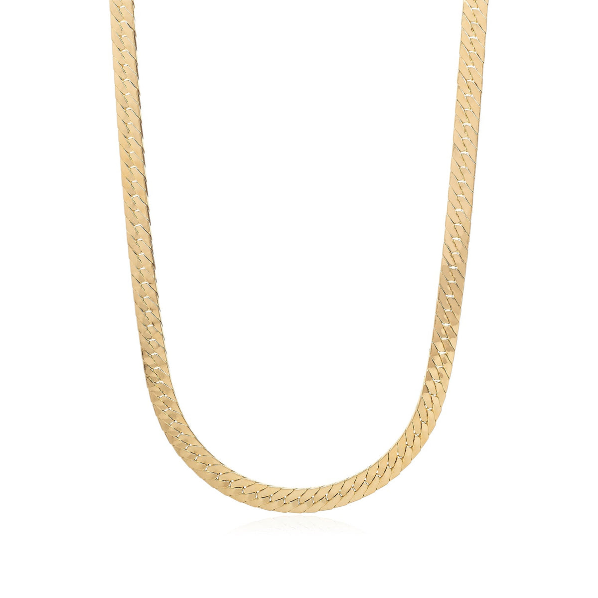 Olaeda Fancy Herringbone Chain Necklace - 20"