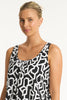 Sea Level Deco Blouson Tankini Top