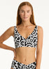 Sea Level Deco Cross Front Multifit Bikini Top