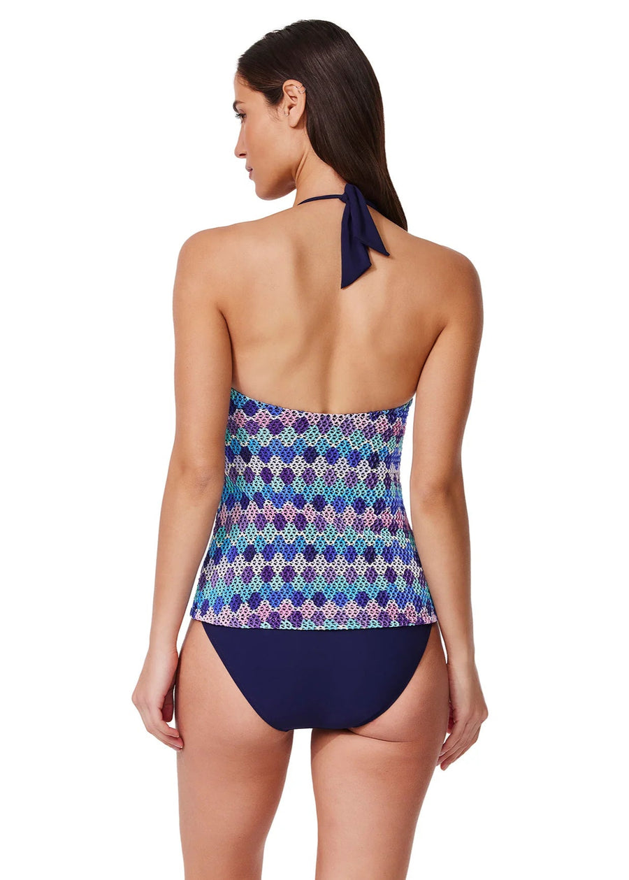 Profile by Gottex Retro Riviera Halter Tankini Top