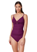 Profile by Gottex Tutti Frutti V-Neck Beaded Tankini Top