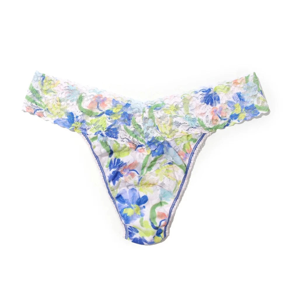 Hanky Panky Printed Signature Lace Original Rise Thong