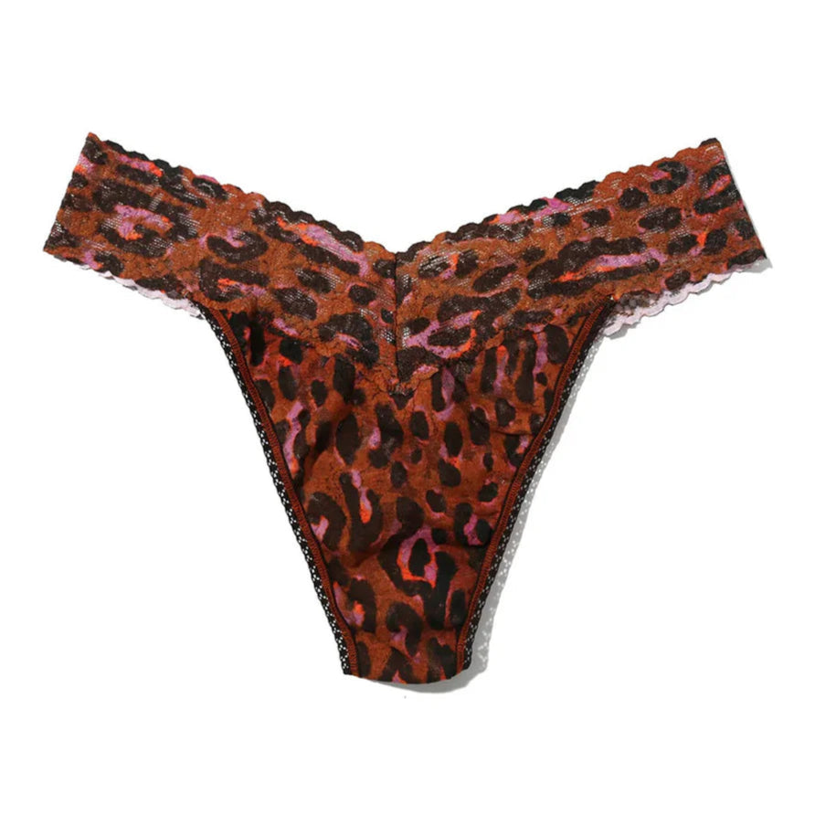 Hanky Panky Printed Signature Lace Original Rise Thong