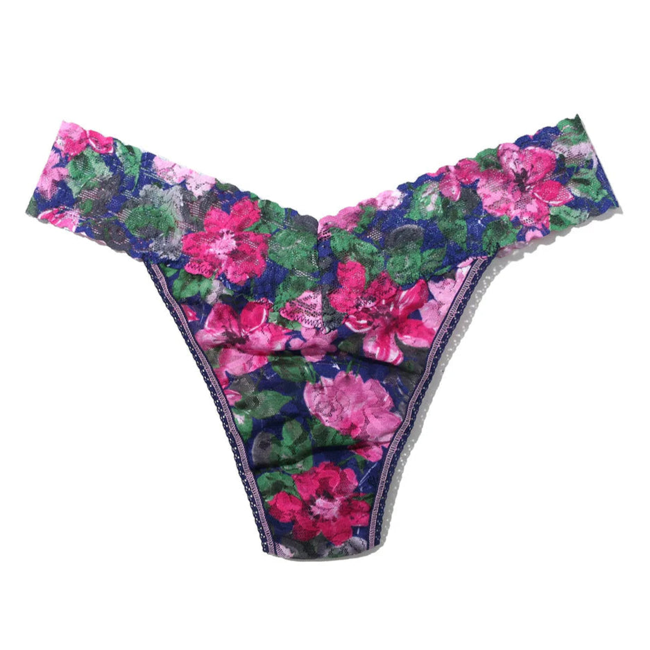 Hanky Panky Printed Signature Lace Original Rise Thong