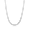 Olaeda Herringbone Sterling Silver Chain Necklace - 18