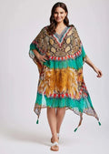 Iconique Poncho Fuego Kaftan - Multi Snake