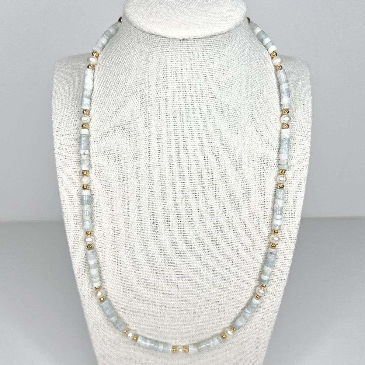 Olaeda Riley Gemstone Pearl Necklace