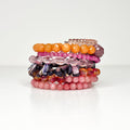 Olaeda Gemstone Bead Wrap Coil Bracelet