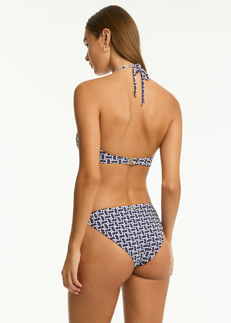 Sea Level Coast Tie Side Cheeky Bikini Bottom