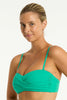 Sea Level Essential Twist Bandeau Bikini Top