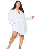 Artesands curvy plus size beach swimsuit coverup dress