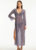 Sea Level Coast Mesh Long Dress