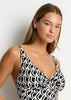 Sea Level Costa Cross Front Tankini Top