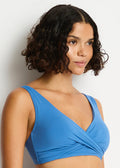 Sea Level Eco Essentials Cross Front Multifit Bikini Top