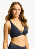 Seafolly Poolside DD Fixed Tri Bikini Top