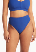 Sea Level Spinnaker Retro Hi Waist Bikini Bottom