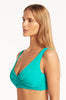 Sea Level Spinnaker Cross Front Bikini Top
