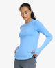 BloqUV Relaxed Scallop Long Sleeve Top