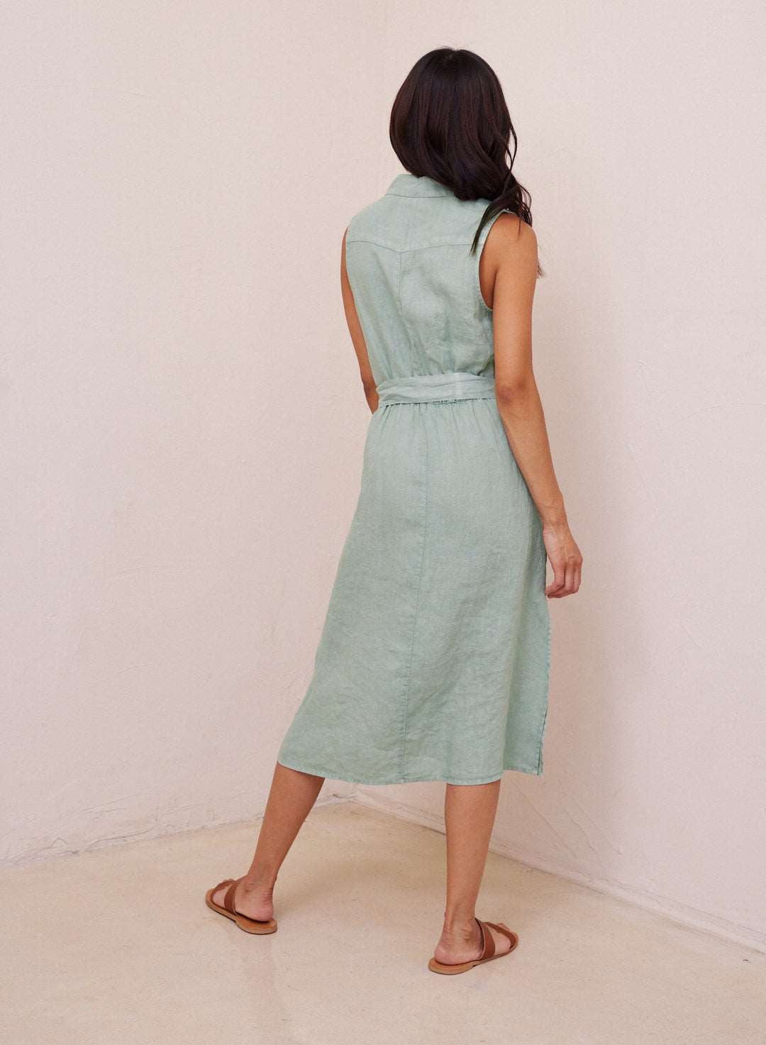 Bella Dahl Sleeveless Pocket Shirt Dress Melmira Bra & Swimsuits Bella Dahl Sleeveless Pocket Shirt Dress Melmira Bra & Swimsuits