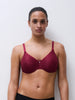 Chantelle C Magnifique Seamless Minimizer Bra - Red Raspberry