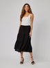Bella Dahl Linen Frayed Tiered Skirt