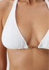 Melissa Odabash Miro Gold Chain Link Tri Bikini Top