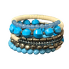 Olaeda Gemstone Bead Wrap Coil Bracelet