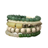 Olaeda Gemstone Bead Wrap Coil Bracelet