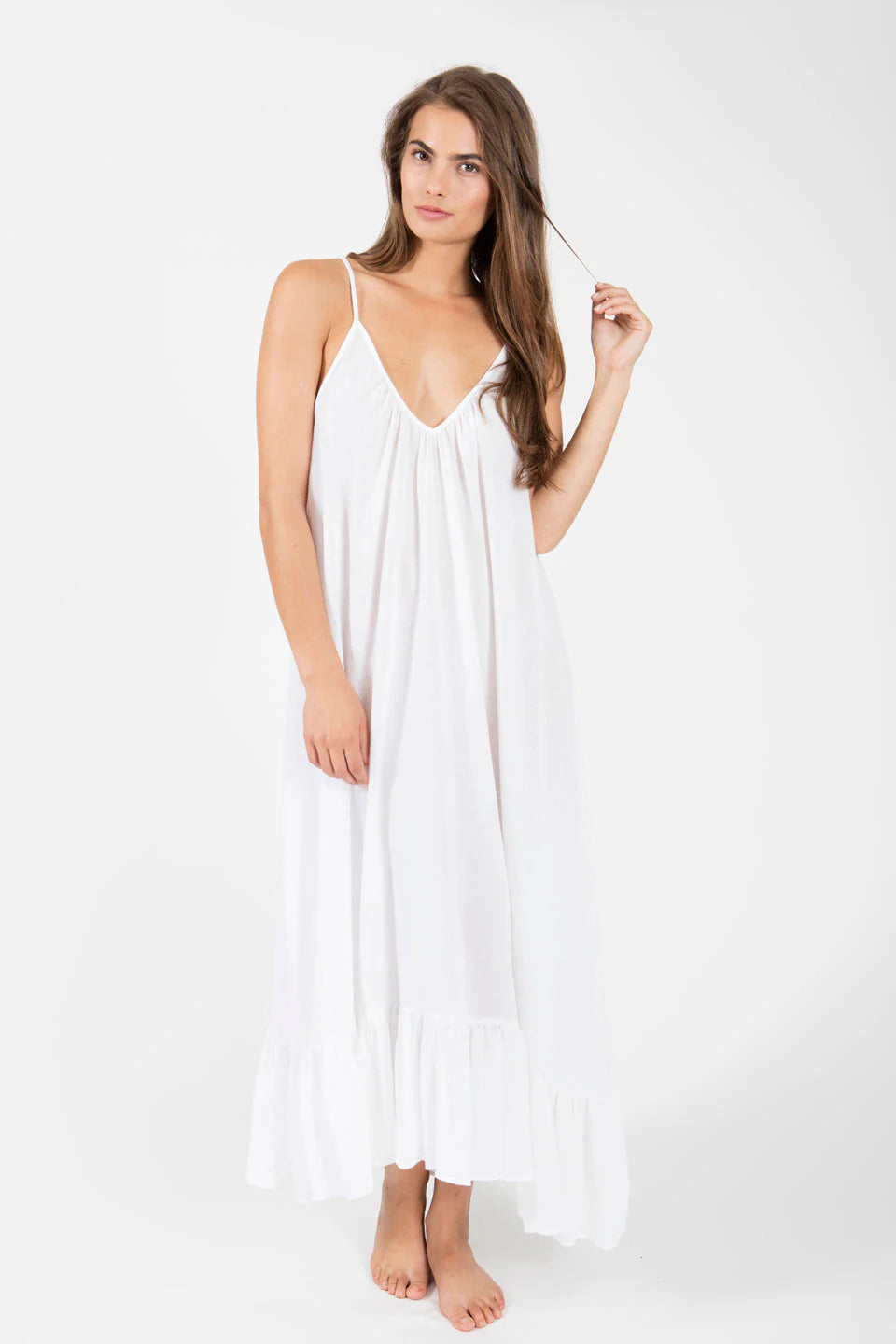 9seed paloma ruffle maxi dress 9seed Paloma Ruffle Maxi Dress
