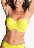 Panache Spirit Poppy Molded Bandeau Bikini Top