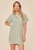 Bella Dahl Roll Sleeve Shirt Dress