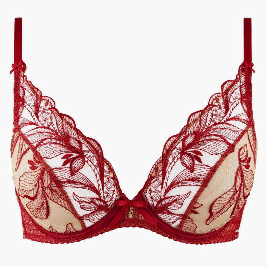 Aubade Fleur De Tattoo Triangle Plunge Bra