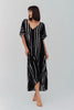 Pitusa Metallic Striped Kaftan