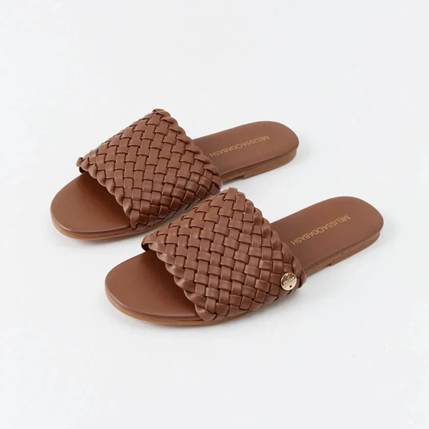 Melissa Odabash Woven Slider Sandals